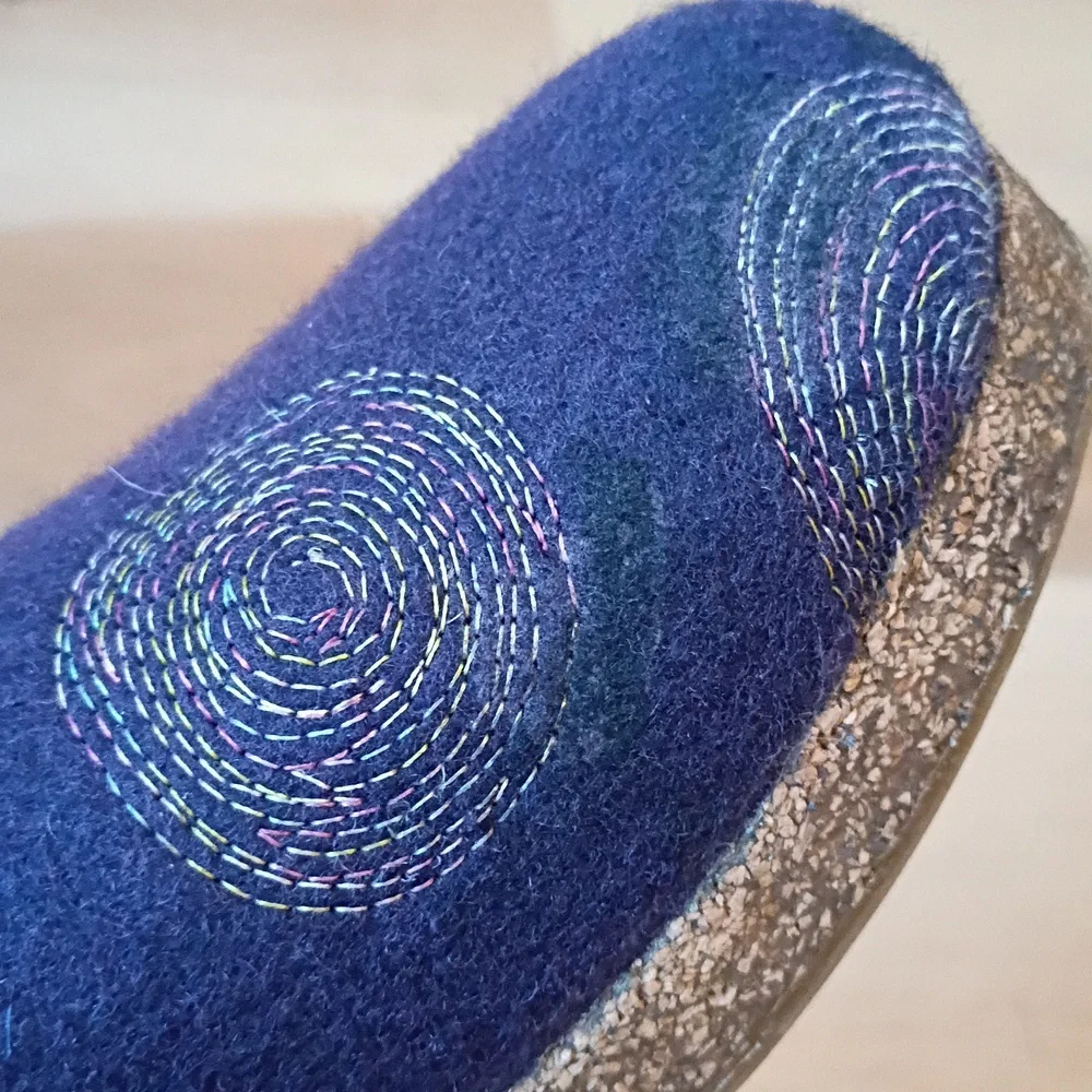Haflinger Women's Purple Slippers - Picture 7 of 8